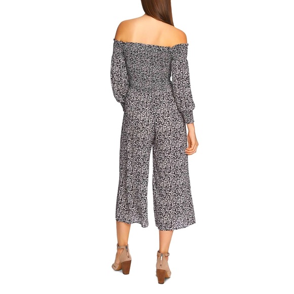 NWOT Revolve 1. State Smocked Off the Shoulder Wildflower Floral Jumpsuit Medium - Picture 3 of 9